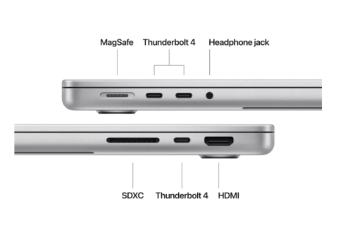 MacBook Pro 14.2"/Apple M4 Max (CPU 14-core, GPU 32-core, Neural Engine16-core)/36GB/1TB - Silver - INT KB [2]