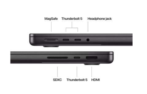 MacBook Pro 14.2"/Apple M4 Pro (CPU 12-core, GPU 16-core, Neural Engine16-core)/24GB/512GB - Space Black - INT KB [3]
