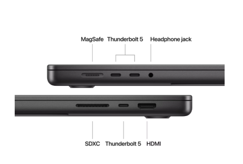 MacBook Pro 16.2"/Apple M4 Max (CPU 14-core, GPU 32-core, Neural Engine 16-core)/36GB/1TB - Space Black - INT KB [3]