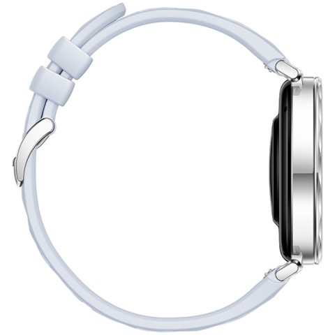 Smartwatch Watch GT 5 41MM Tarnish Stainless Steel Case Blue Fluoroelastomer Strap [1]