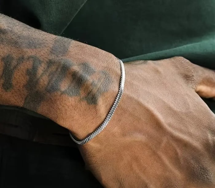 Brățară cu lanț de șarpe din oțel inoxidabil 304 pentru bărbați [4]