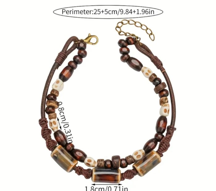 Brățară de ceramică handmade pentru bărbați - [2]