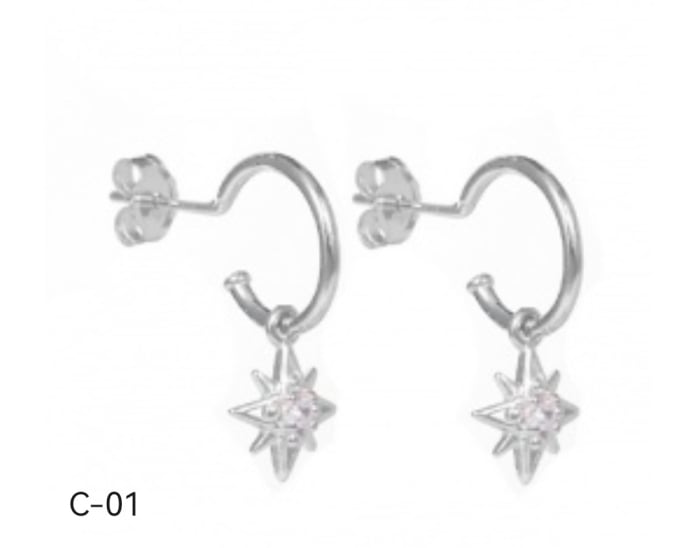 Cercei din Otel Inoxidabil [Steluta] [1]