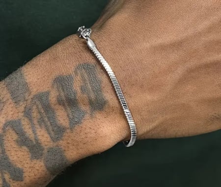 Brățară cu lanț de șarpe din oțel inoxidabil 304 pentru bărbați [2]