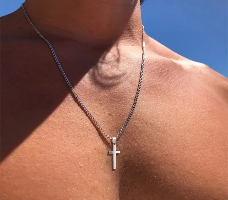 Pentru Barbati&Unisex – Handmade Accessories - Colier simplu și casual din oțel inoxidabil pentru bărbați