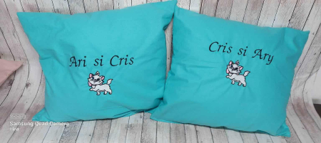 Perne Brodate cu mesajul Dorit [1]