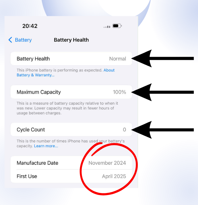 Acumulator Baterie iPhone 12/12Pro , capacitate marita 3350mAh('Used' on >iOS18) [2]