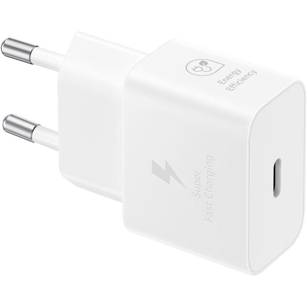 Incarcator Retea Samsung cu Cablu USB-C, 25W, 3A, 1 X USB-C, Alb ORIGINAL [3]