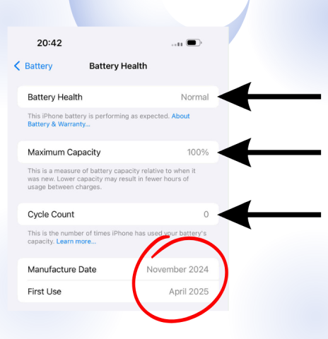 Acumulator Baterie iPhone 13 , capacitate marita 3450mAh('Used' on >iOS18) [1]