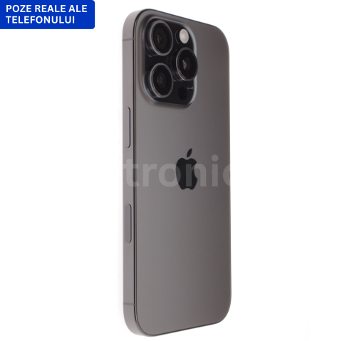 Telefoane Apple Folosite - Apple iPhone 16 Pro Max , Black Titanium 256 GB