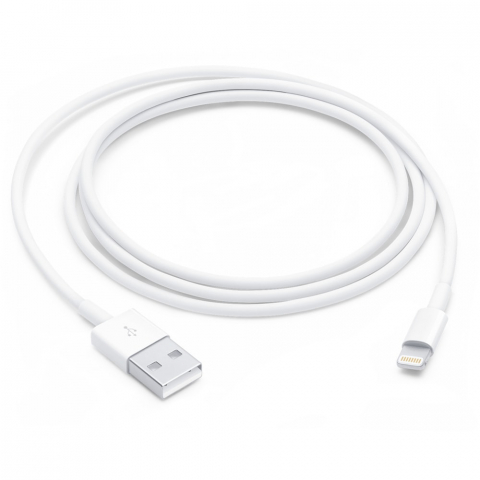 Cablu de date Apple, cu conector Lightning pentru iPhone, lungime 1m ORIGINAL [1]
