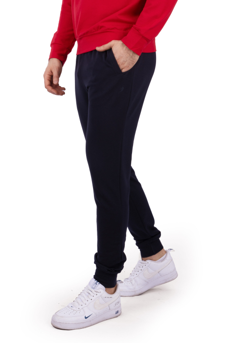 Pantalon bărbați lung slim cu manșetă [1]