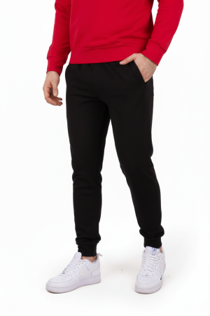 Îmbrăcăminte - Pantalon bărbați lung slim cu manșetă