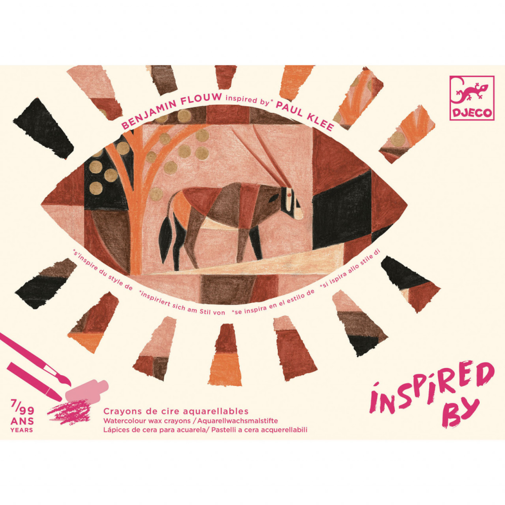 Atelier acuarela Bauhaus Inspired by Paul Klee, Djeco [2]