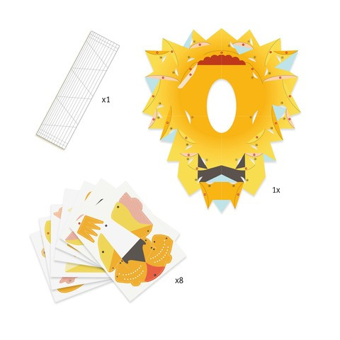 Decoratie mobila camera copilului Regele leu, Djeco [3]