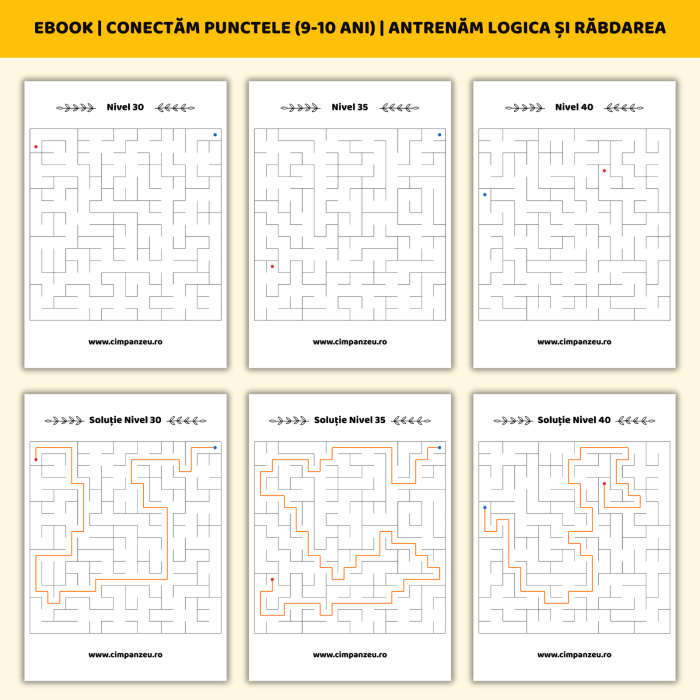 eBook | Conectăm Punctele (9-10 ani) | Antrenăm Logica și Răbdarea [2]