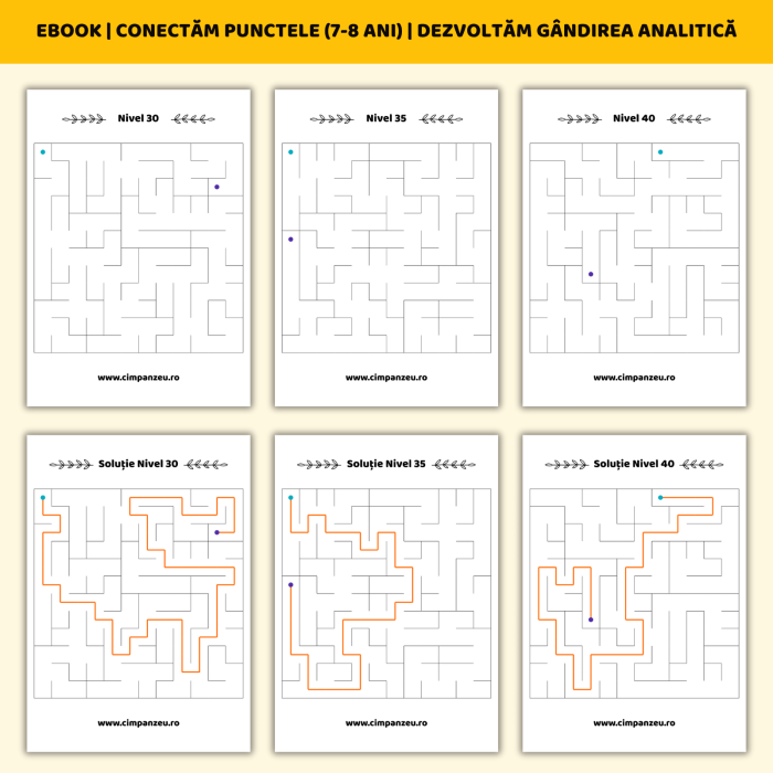 eBook | Conectăm Punctele (7-8 ani) | Dezvoltăm Gândirea Analitică [2]