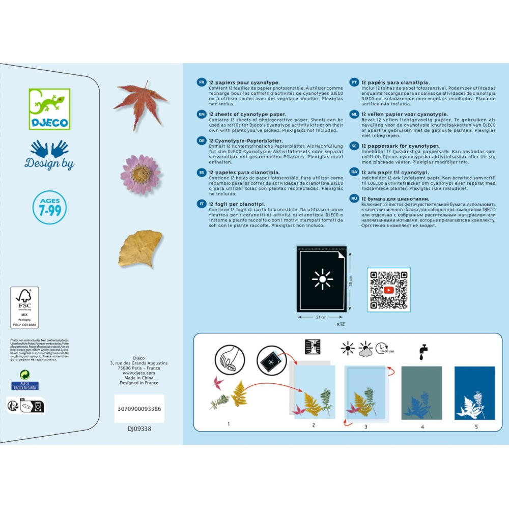 Hartie cianotip, Djeco [3]