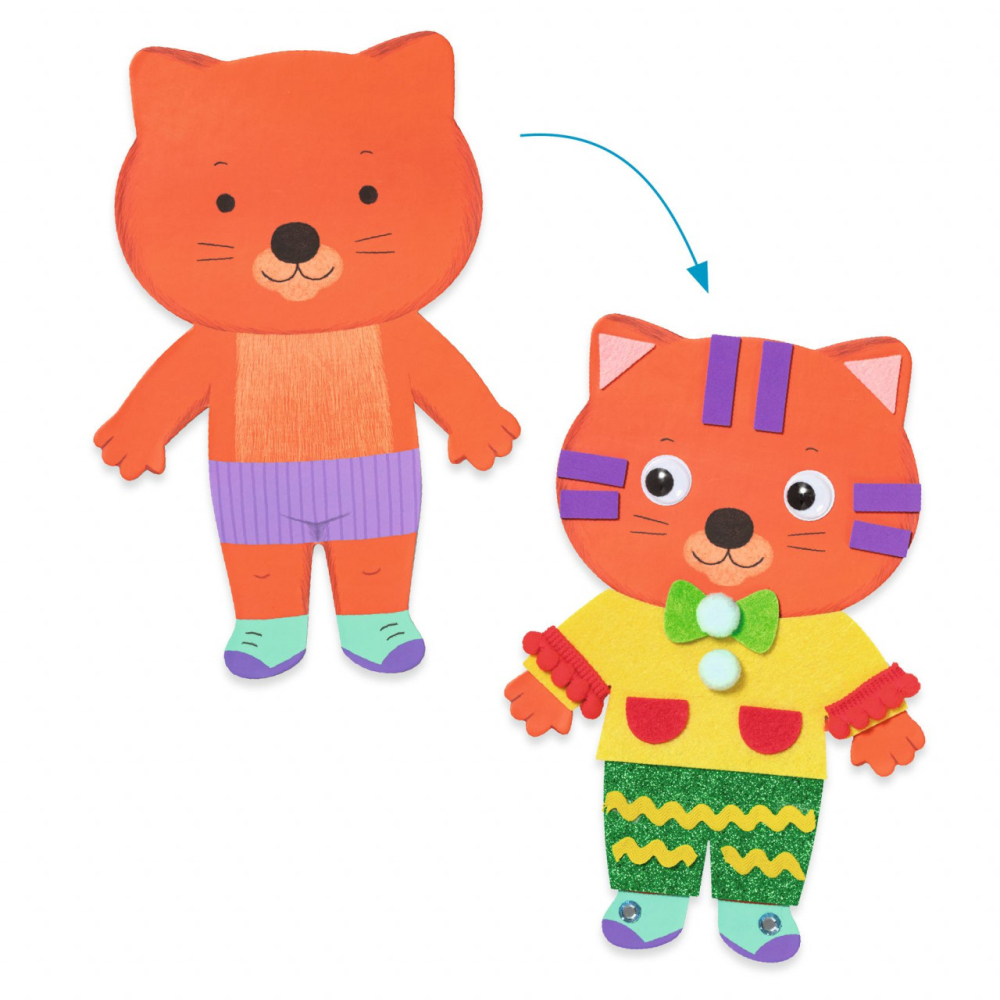 Joc creativ colaje Micii prieteni, Djeco [4]