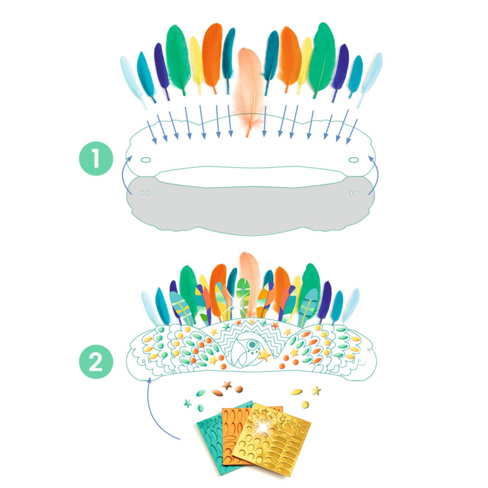 Joc creativ DIY Carnavalul Rio, Djeco [3]