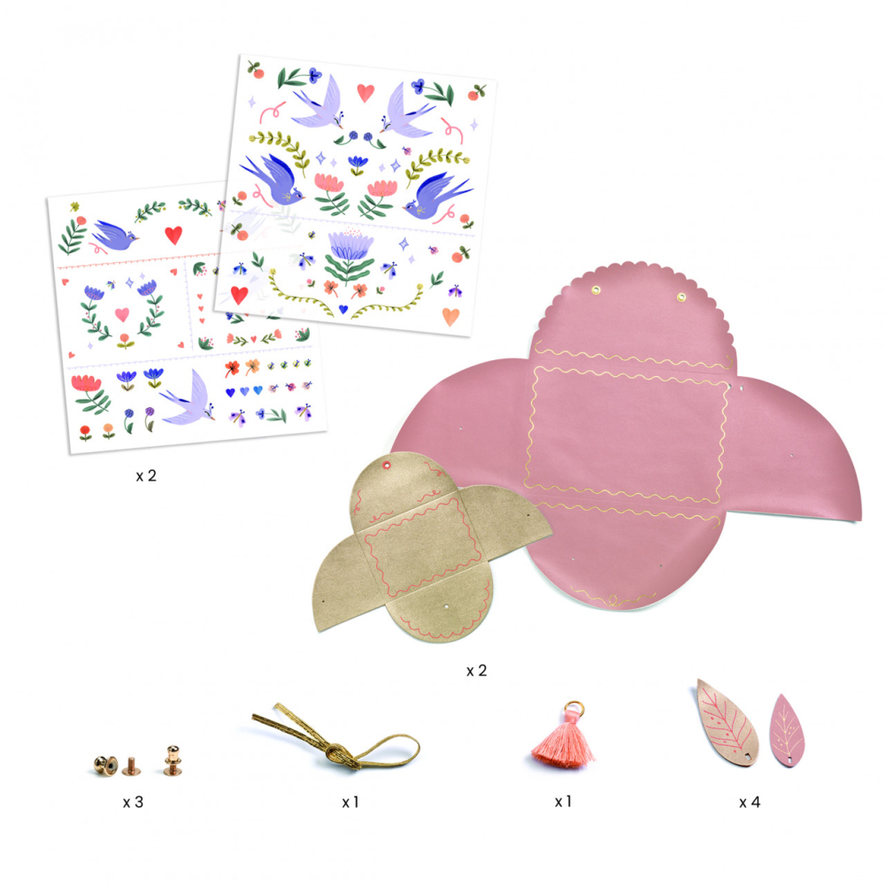 Joc creativ DIY Poseta si portmoneu, Djeco [4]