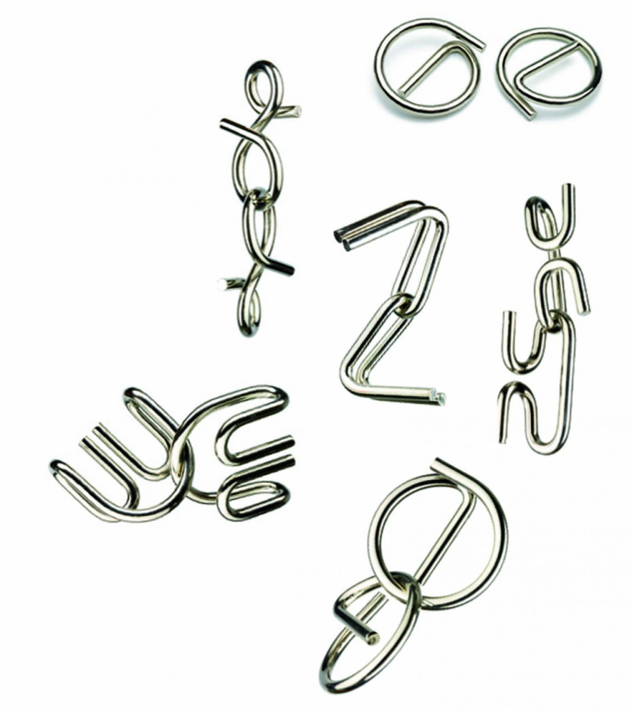 Joc de logica Crazix 6 jocuri metalice, Djeco [3]