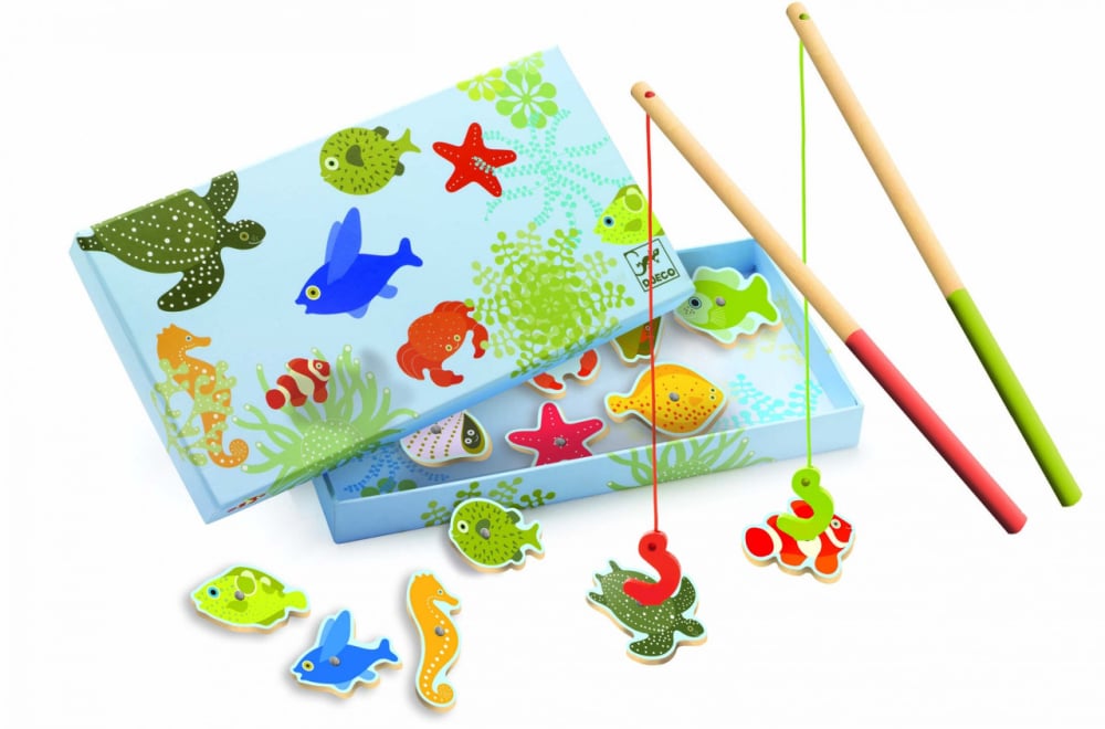 Joc magnetic de pescuit Fishing tropic, Djeco [3]