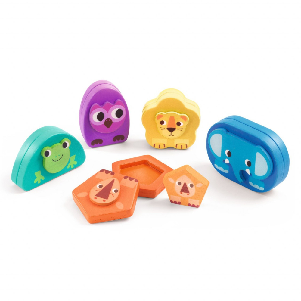 Jucarie educativa bebe Kimami Wild, Djeco [5]