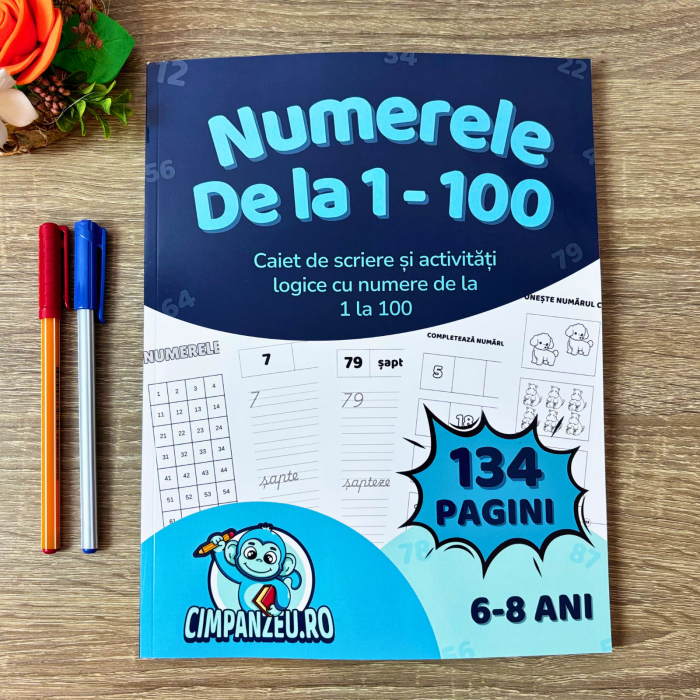 Numărăm cu Cimpanzeu de la 1 la 100 [3]