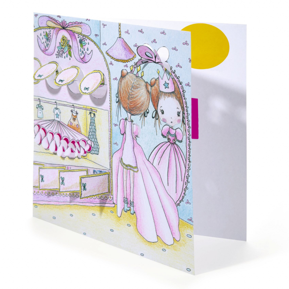 Planse de colorat Surprizele lui Pupi, Djeco [4]