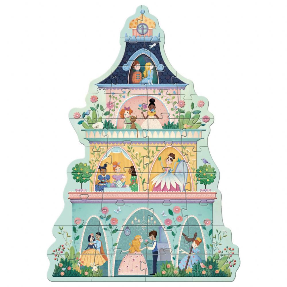 Puzzle gigant Castelul printeselor, Djeco [2]