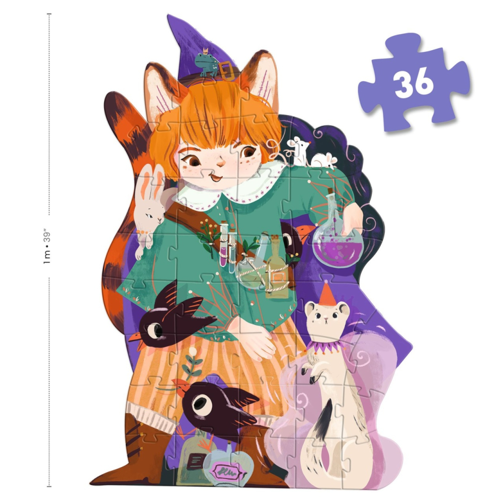 Puzzle gigant Magicianul Pio, Djeco [4]