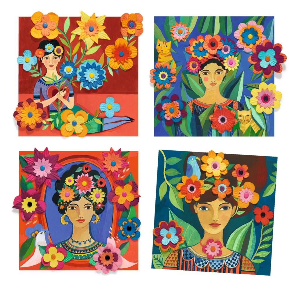 Set creativ Inspired by Frida Kahlo, Djeco [2]