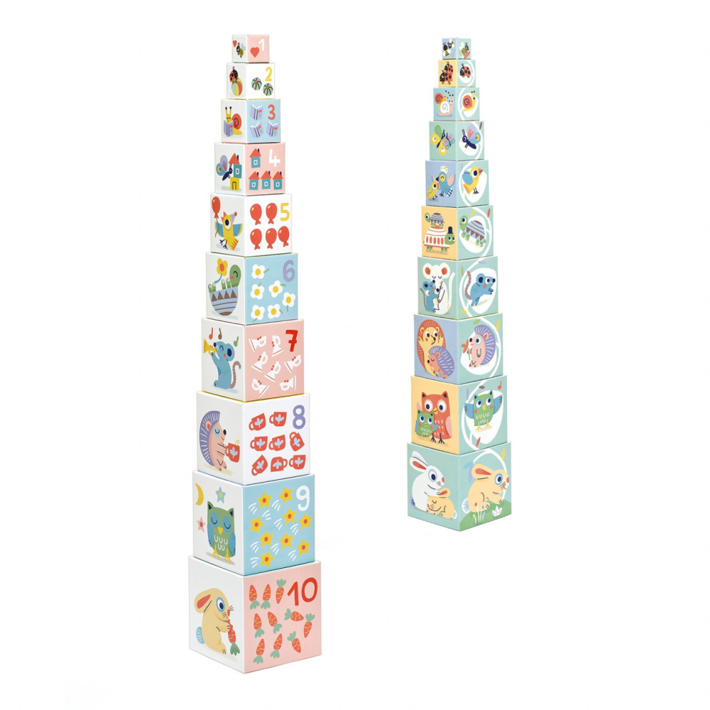 Turn de construit BabyBloki, Djeco [2]