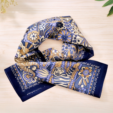 Atelier creativ 10 pentru adulti Pictura pe matase, Djeco [2]