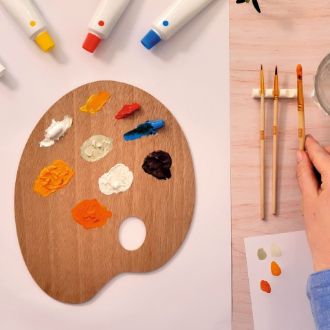 Atelier creativ 23 pentru adulti Pictura Flori, Djeco [4]