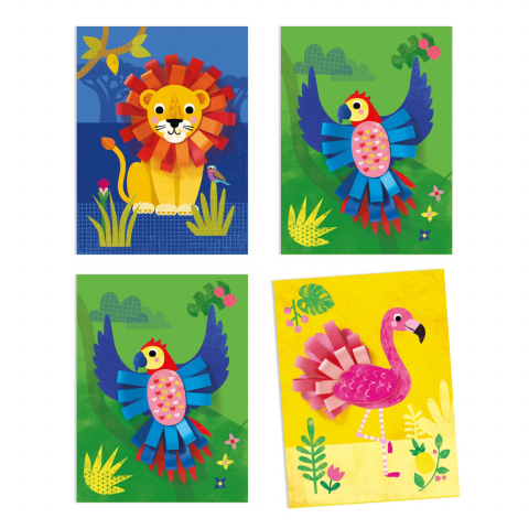 Atelier creativ Animale cu bucle, Djeco [3]