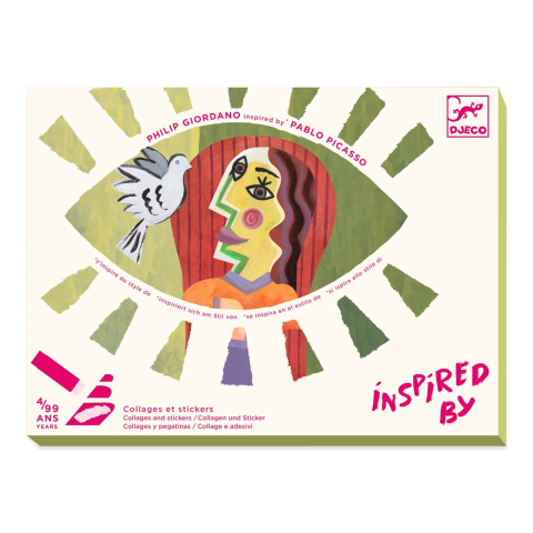 Seturi de Creatie - Atelier creativ Cap patrat Inspired by Picasso, Djeco