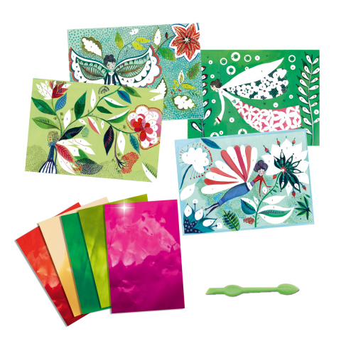 Atelier creativ cu foite metalice Zana licurici, Djeco [3]