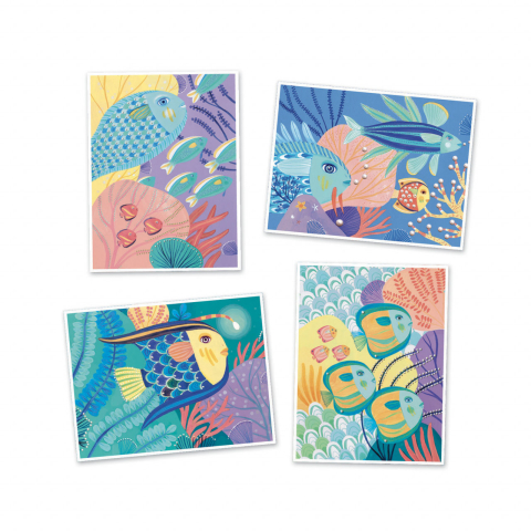 Atelier creativ de desenat Sub apa, Djeco [2]