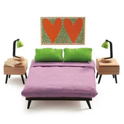 Camera Copilului - Casa papusii Mobila dormitor, Djeco