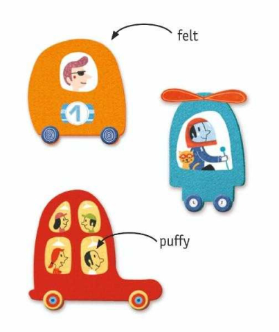 Colaje cu fetru Iubesc masinile, Djeco [2]