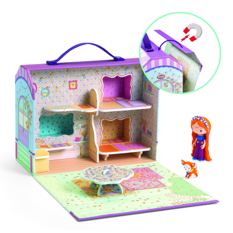 Figurine - Colectia Tinyly Casuta lui Bluchka si Indie, Djeco