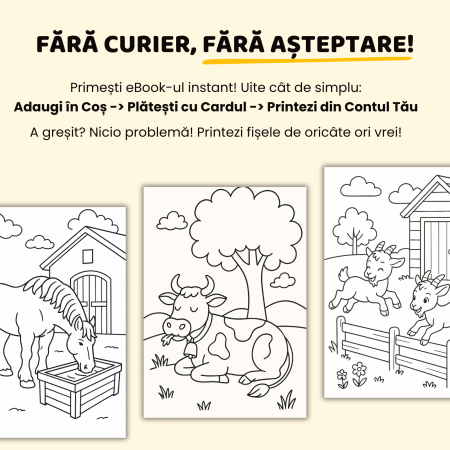 eBook | Să Colorăm Animale Domestice | Ne Dezvoltăm Creativitatea [2]