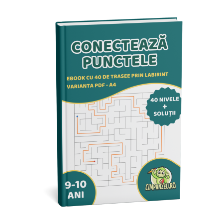 Produse Digitale (eBook) - eBook | Conectăm Punctele (9-10 ani) | Antrenăm Logica și Răbdarea
