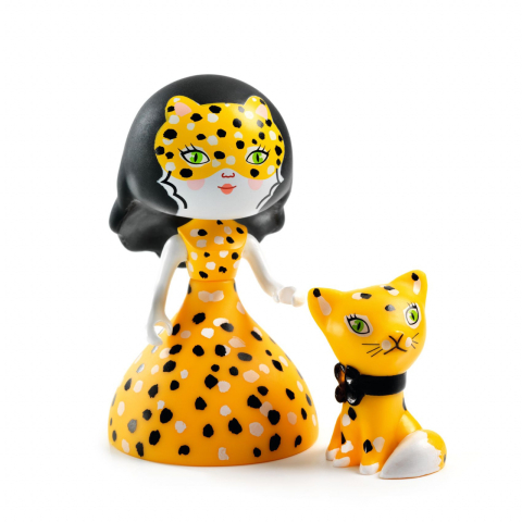 Figurine - Figurina Arty Toys Printesa Feline si motanul Cleo, Djeco