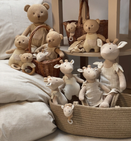 Girafa Leoni din bumbac organic, Egmont Toys [2]