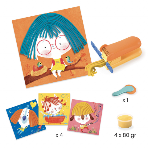 Joc creativ Coafuri trasnite, Djeco [2]