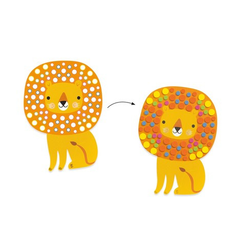 Joc creativ mozaic Jungla vesela, Djeco [4]