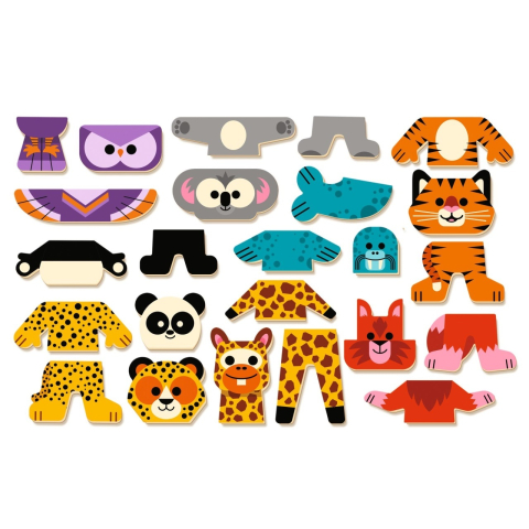 Joc cu magneti Mix'n'match, Djeco [4]